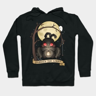 Embrace The Light Baby Mothman Cute Spooky Cryptid Hoodie